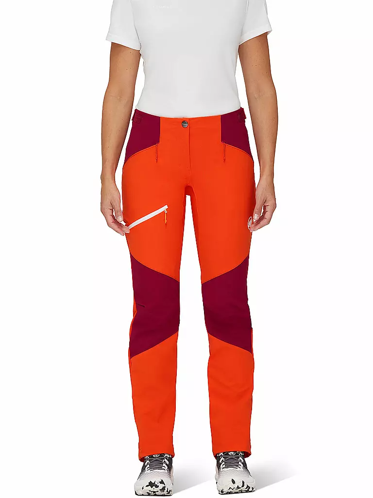 MAMMUT | Damen Softshell Wanderhose Taiss | orange