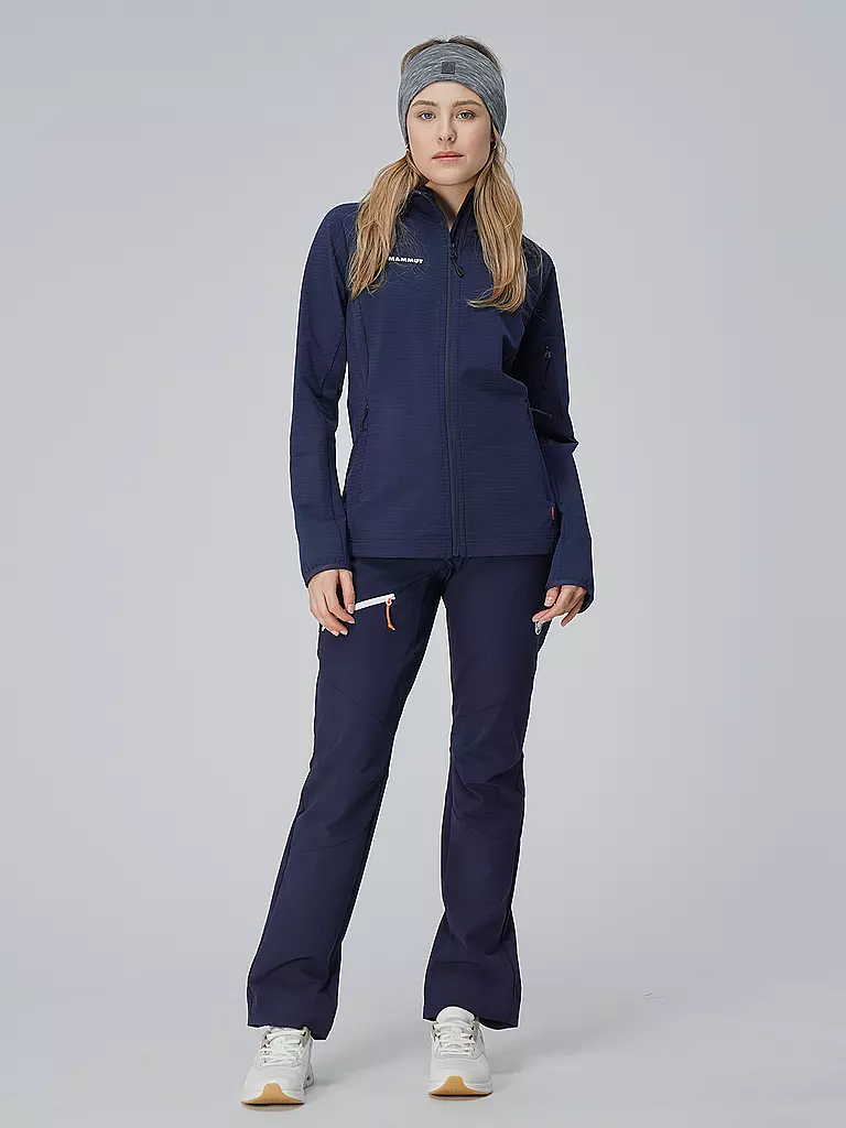 MAMMUT | Damen Softshell Wanderhose Taiss | dunkelblau