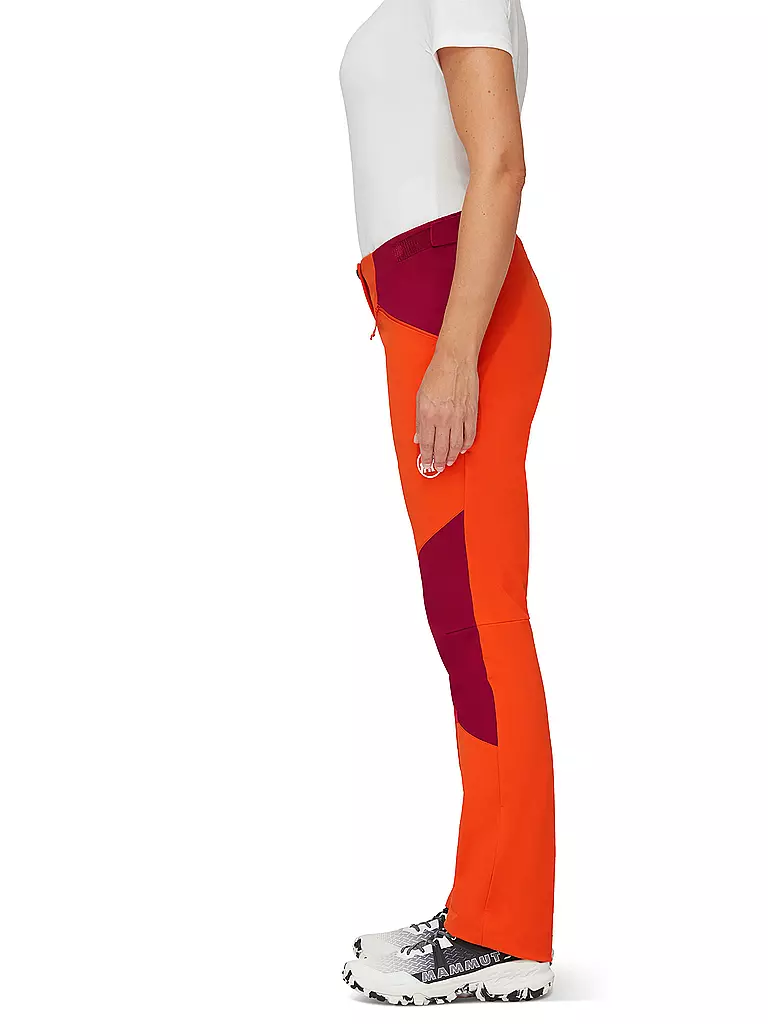 MAMMUT | Damen Softshell Wanderhose Taiss | orange