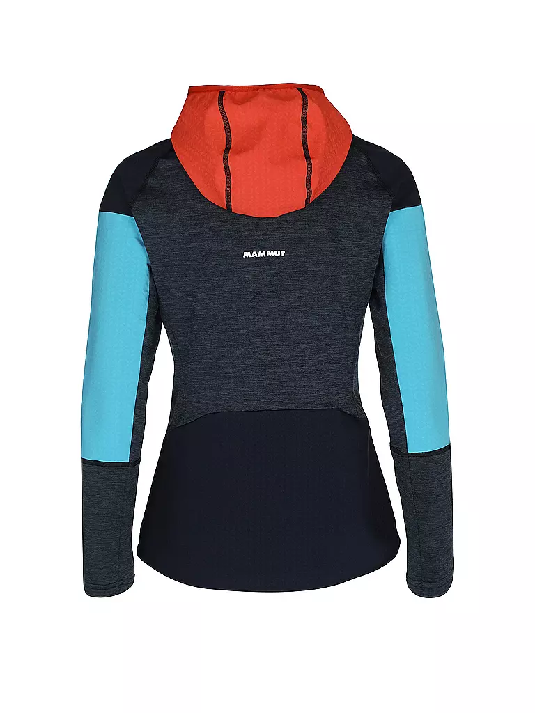 MAMMUT | Damen Touren Fleecejacke Eiswand Advanced ML Hooded | dunkelblau