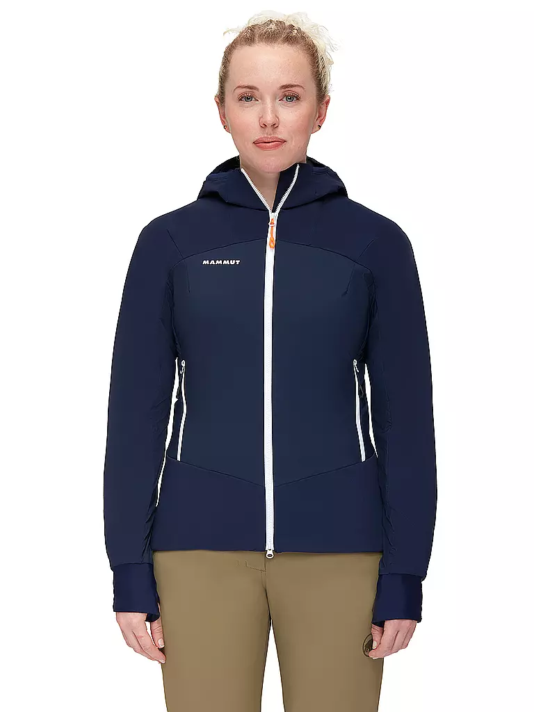 MAMMUT | Damen Touren Hybridjacke Taiss Hoodie | dunkelblau