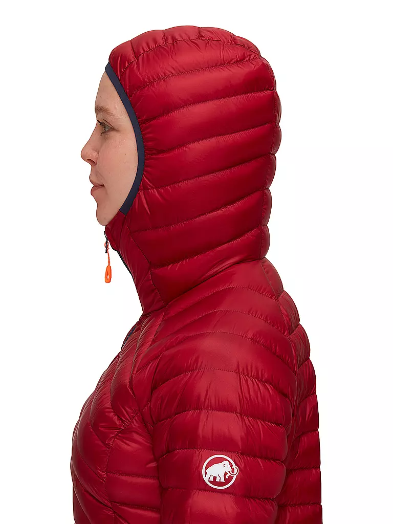 MAMMUT | Damen Touren Isojacke Broad Peak Down Hoodie | dunkelrot