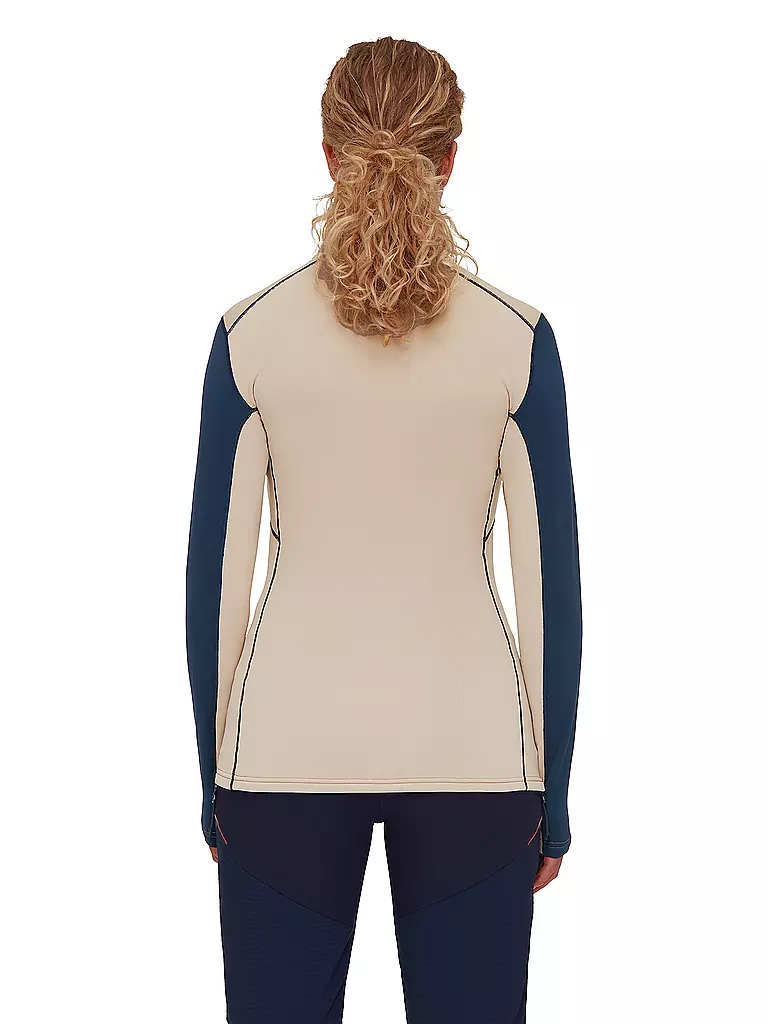 MAMMUT | Damen Touren Zipshirt Aenergy Polartec | dunkelblau