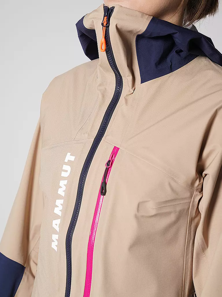 MAMMUT | Damen Tourenjacke Aenergy Air HS Hooded  | beige