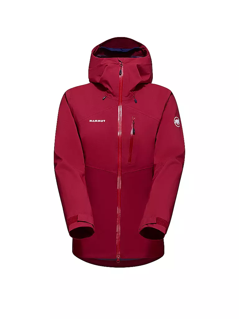 MAMMUT | Damen Tourenjacke Alto Guide 3L Dry-Pro Hoodie | dunkelrot