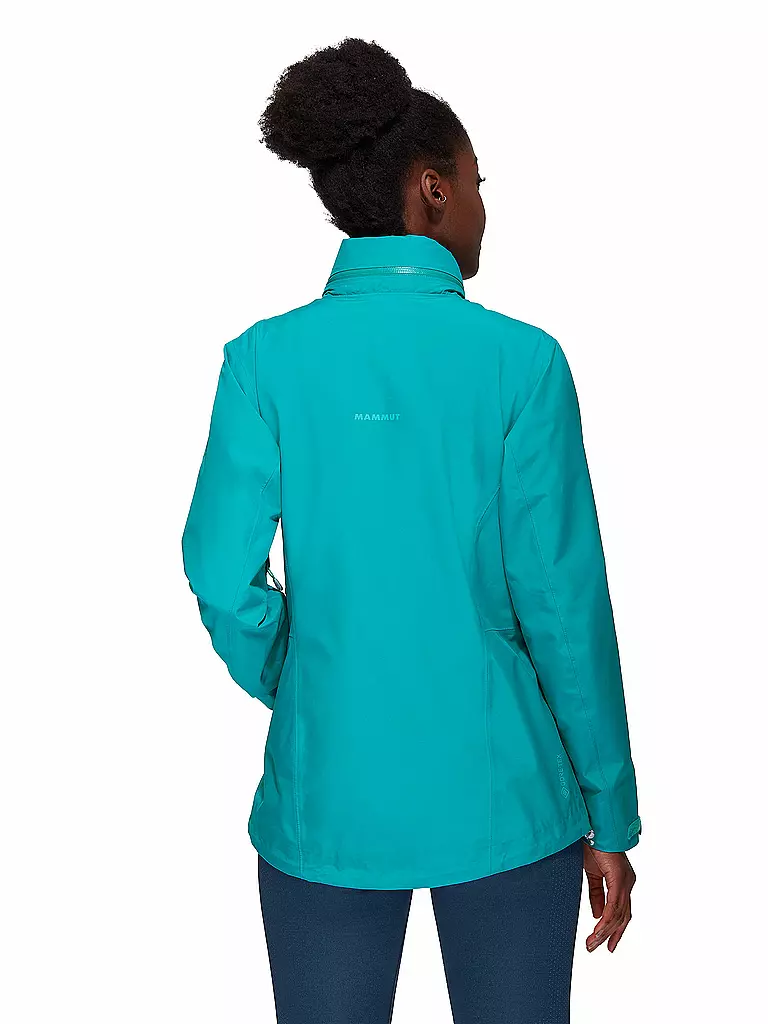 MAMMUT | Damen Wanderjacke Ayako Tour Hooded GTX | türkis