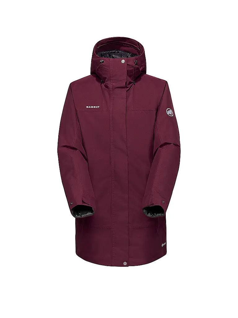 MAMMUT | Damen Winterparka Treeline HS Thermo Hooded | dunkelrot