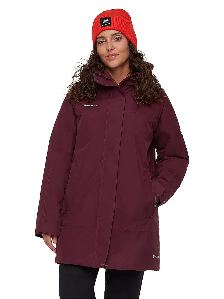 MAMMUT | Damen Winterparka Treeline HS Thermo Hooded | dunkelrot