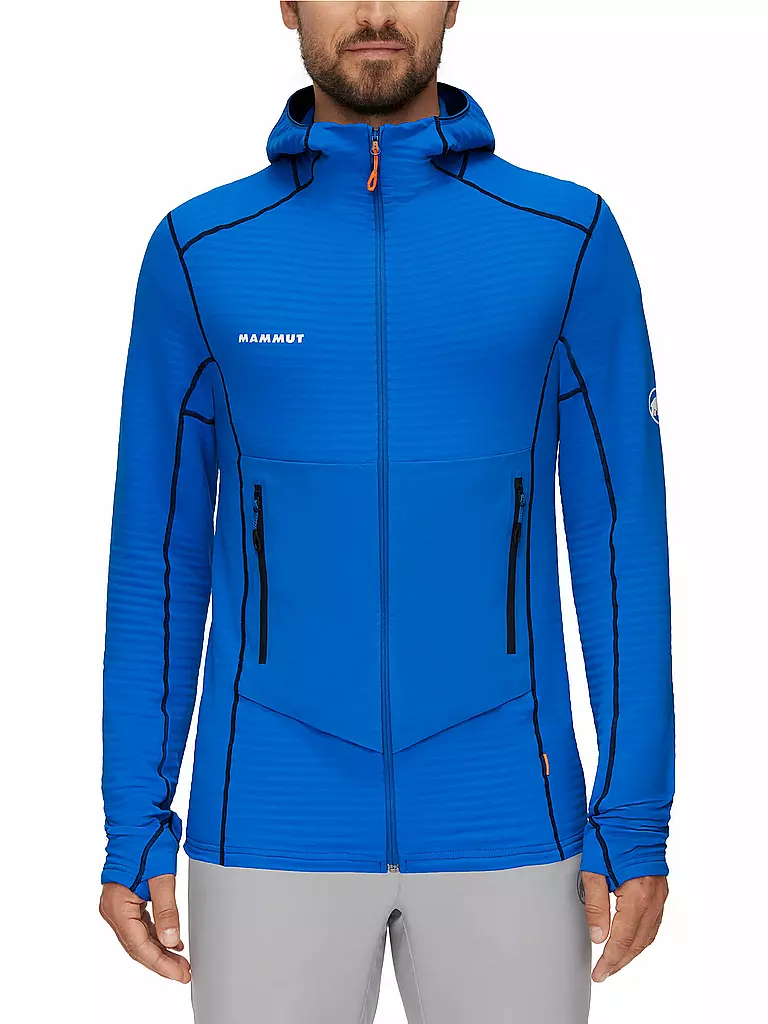 MAMMUT | Herren Fleecejacke Aconcagua Light  Hooded | blau