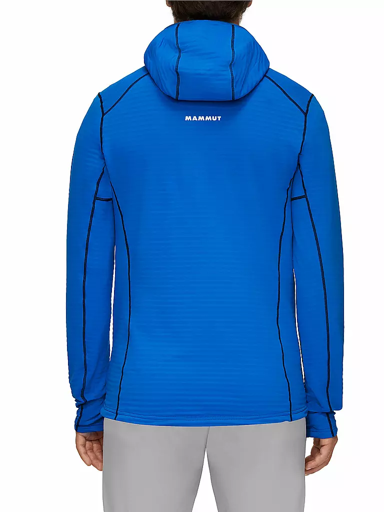 MAMMUT | Herren Fleecejacke Aconcagua Light  Hooded | blau