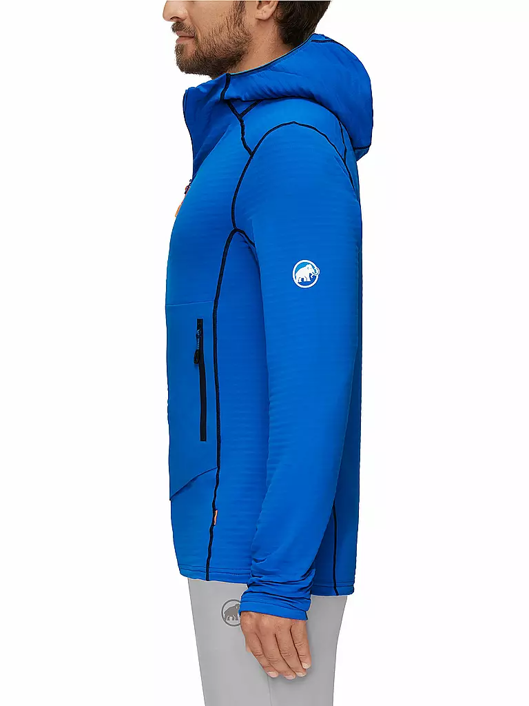 MAMMUT | Herren Fleecejacke Aconcagua Light  Hooded | blau