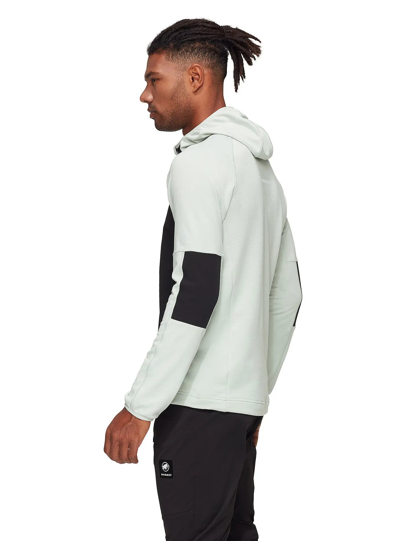 MAMMUT | Herren Fleecejacke Massone Hoodie | hellgrün