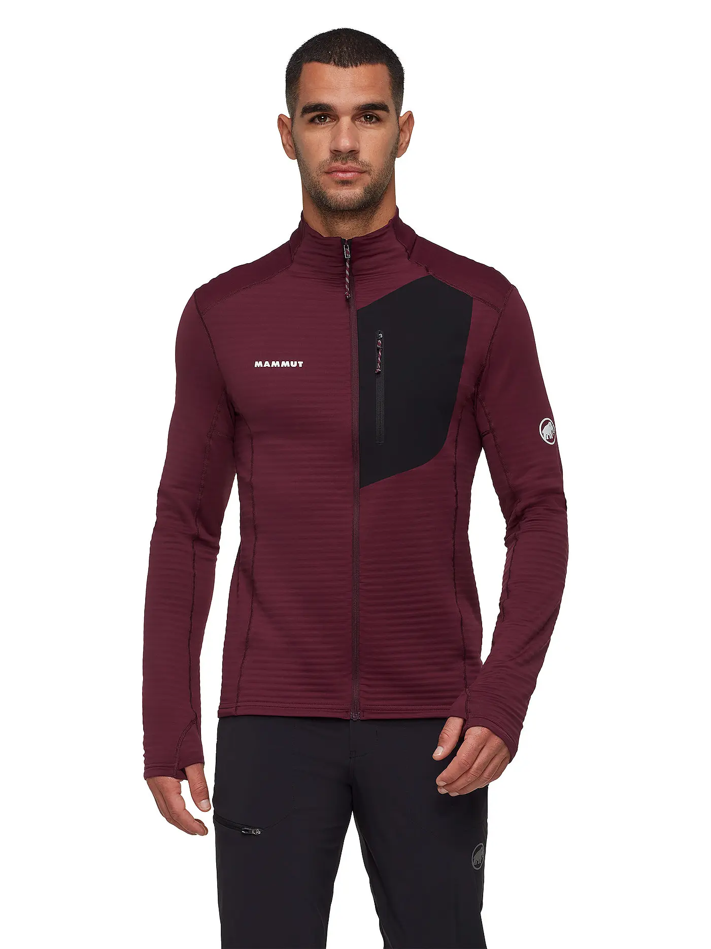 MAMMUT | Herren Fleecejacke Taiss Light ML | dunkelrot