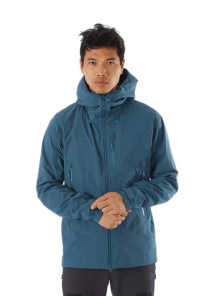 MAMMUT | Herren Hardshell-Jacke Kento Hooded | blau