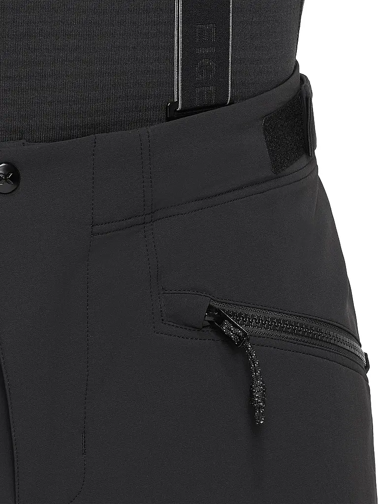 MAMMUT | Herren Softshell Tourenhose Eiger Nordwand Pro mit Träger | schwarz