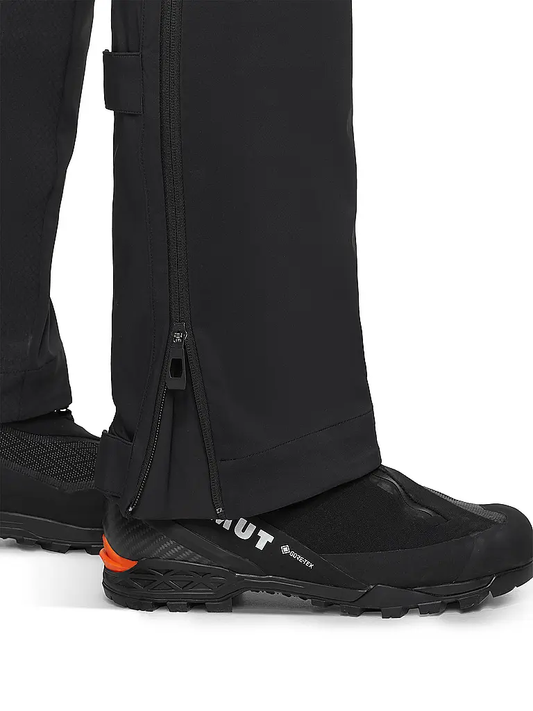 MAMMUT | Herren Softshell Tourenhose Eiger Nordwand Pro mit Träger | schwarz