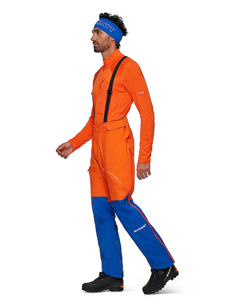 MAMMUT | Herren Tourenhose Eiger Nordwand Pro 3L GTX HS mit Träger | orange