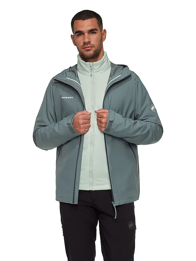 MAMMUT | Herren Wanderjacke Alto Light 3 in 1 HS Hooded | silber