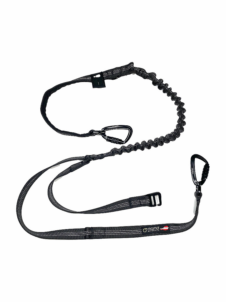 MAMO PET SPORTS MAMO PET SPORTS Hundeleine Mamo Switch Leash Austria Edition schwarz | 150/2,5CM, schwarz
