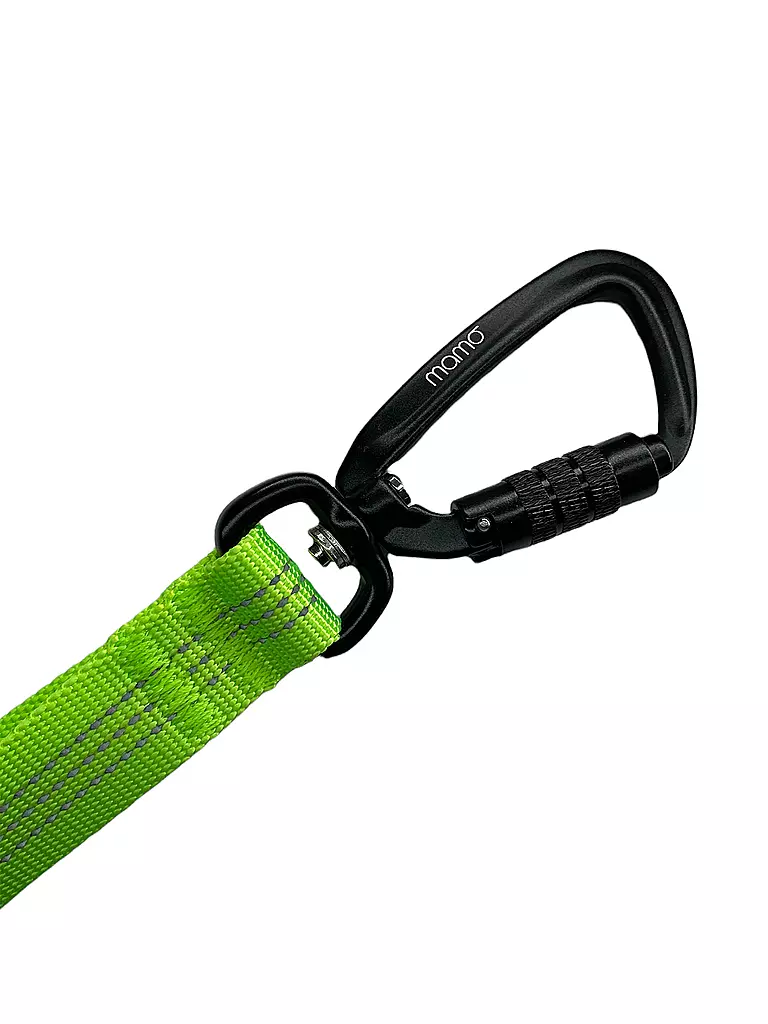 MAMO PET SPORTS | Hundeleine Mamo Bungee Leash Austria Edition 185cm/20mm | grün