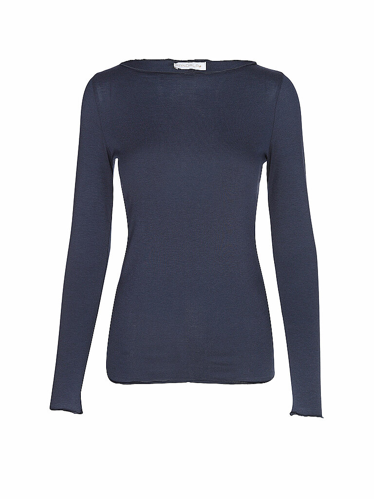 mandala MANDALA Damen Yoga Shirt Basic dunkelblau | XS, dunkelblau