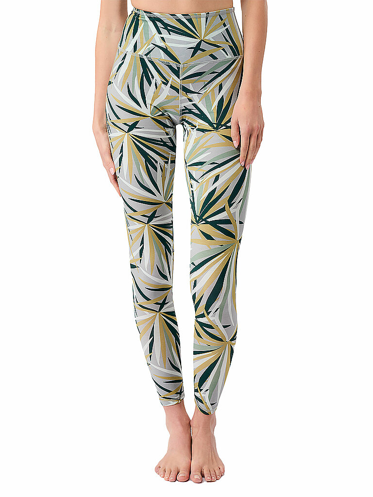 mandala MANDALA Damen Yoga Tight Printed grün | XS, grün
