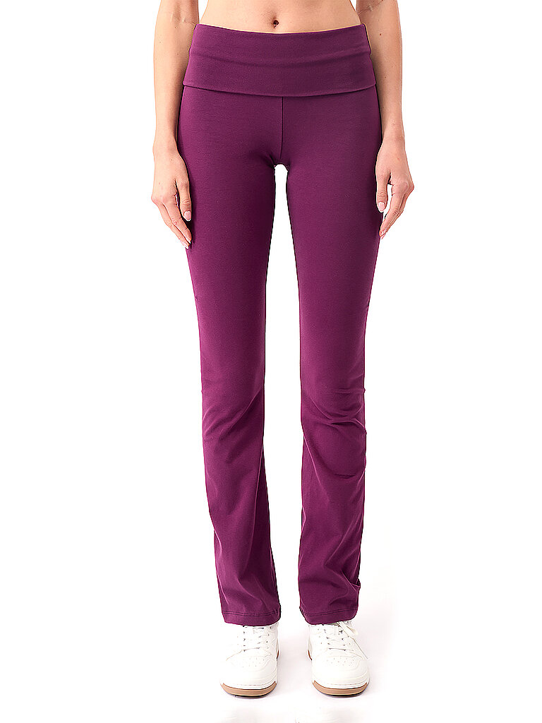 mandala MANDALA Damen Yoga Hose Classic Rolldown beere | XS, beere