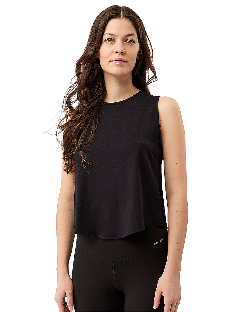 mandala MANDALA Damen Yogatank Cropped schwarz | XS, schwarz