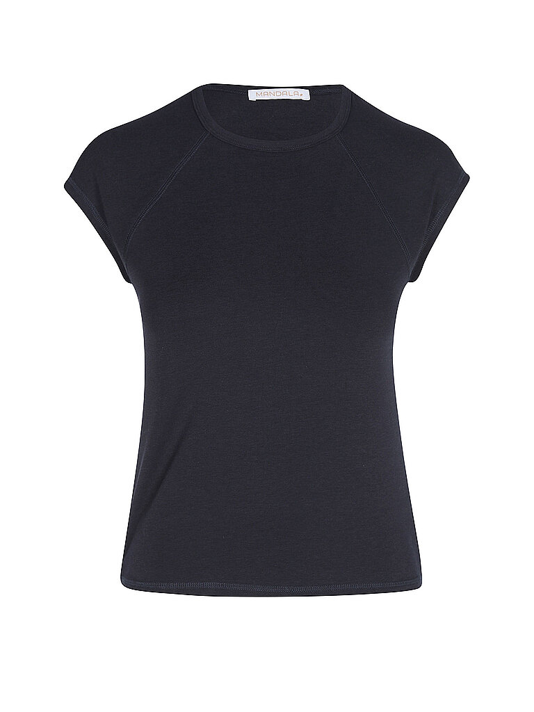 mandala MANDALA Damen Yogashirt Slim Fit dunkelblau | L, dunkelblau
