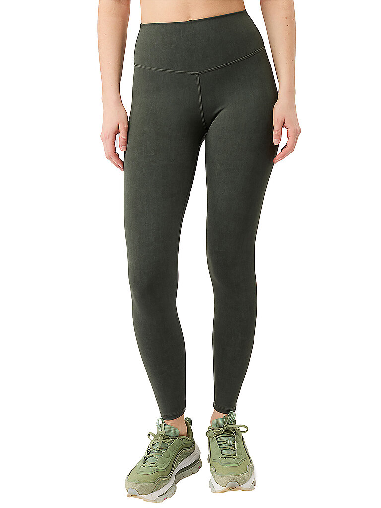 mandala MANDALA Damen Yogatight Mono Printed dunkelgrün | XS, dunkelgrün