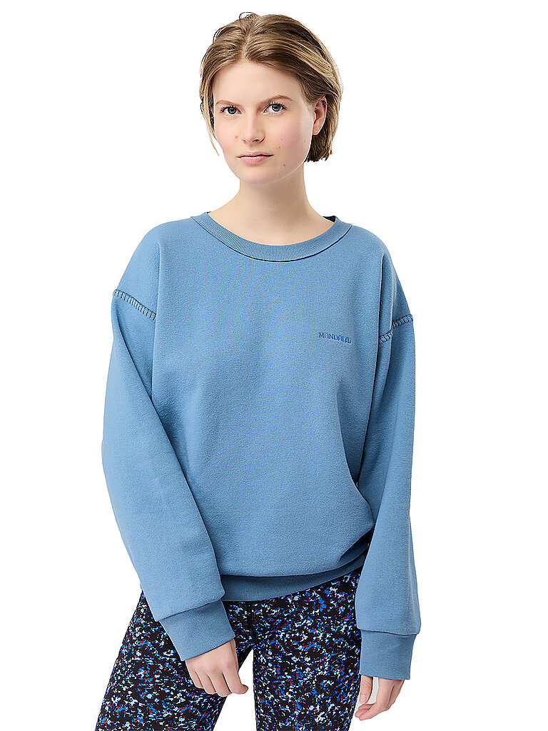 mandala MANDALA Damen Sweater All Year Jumper hellblau | L, hellblau