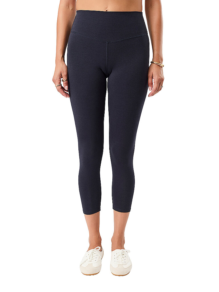 MANDALA Dame Yogahose Capri Best dunkelblau | XL