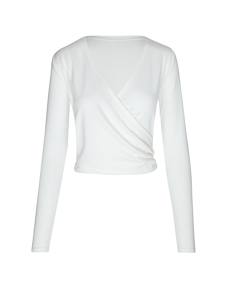 mandala MANDALA Damen Yoga Wickeljacke Ballett Wrap weiss | S, weiss