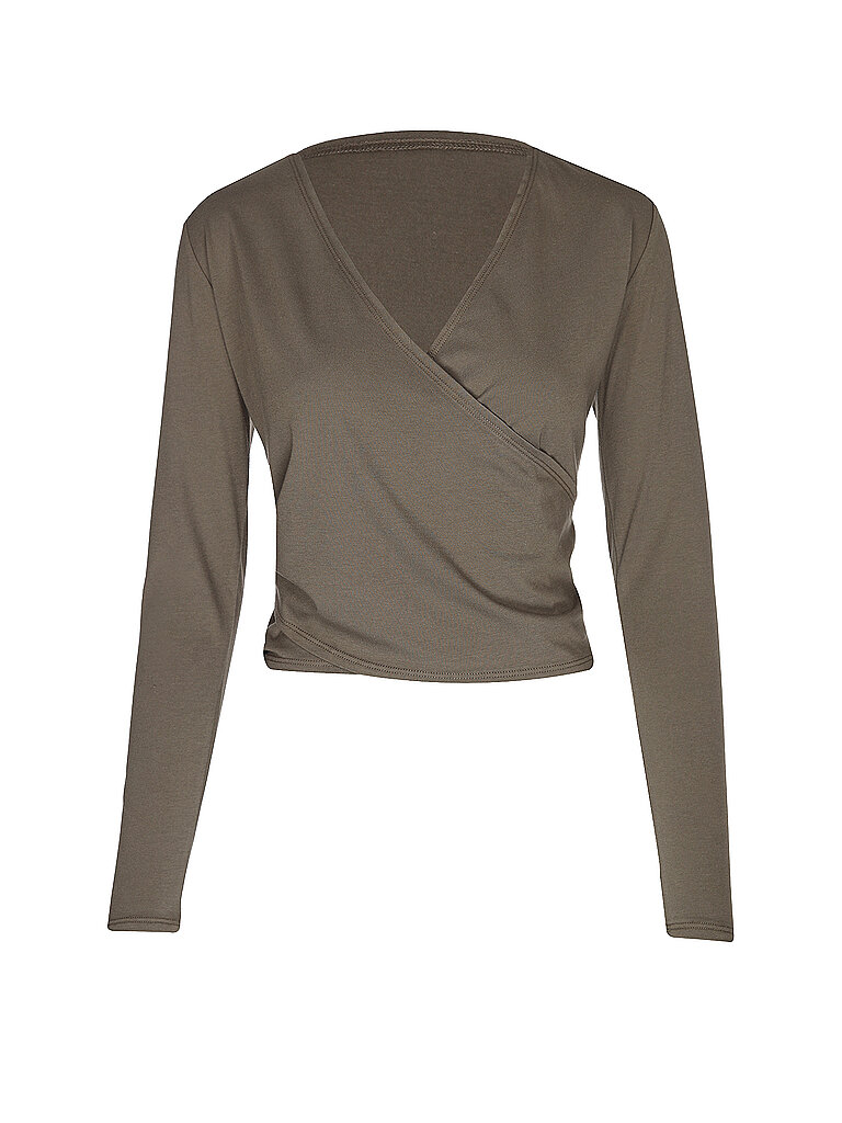 mandala MANDALA Damen Yoga Wickeljacke Signature Wrap braun | S, braun