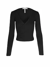 MANDALA | Damen Wickelweste Wrap Claire | schwarz