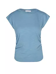 MANDALA | Damen Yoga Tank Side Ruffled | Hellblau