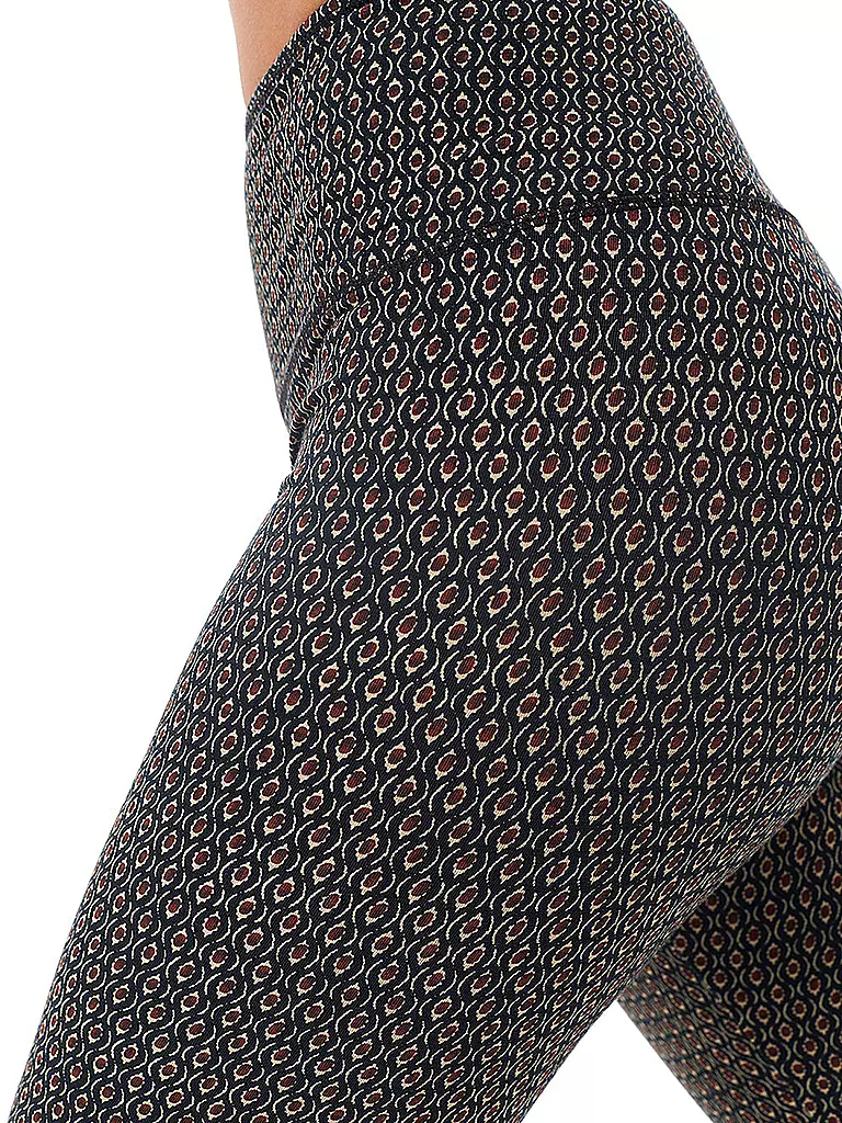 MANDALA | Damen Yoga Tight Printed | dunkelrot