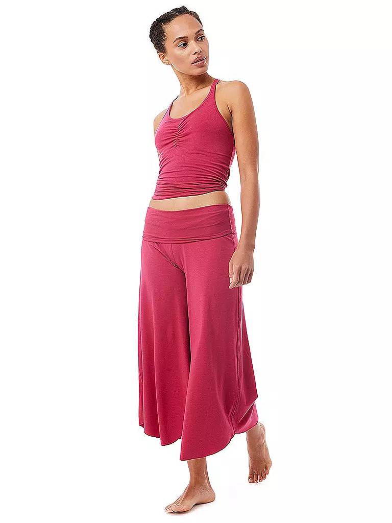 MANDALA | Damen Yoga Top Infinity | rosa