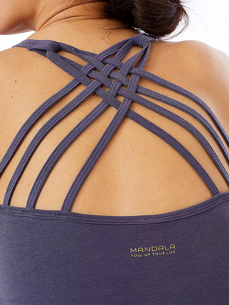 MANDALA | Damen Yoga Top Infinity | lila