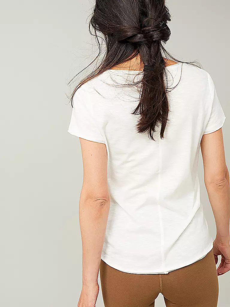 MANDALA | Damen Yoga-Shirt Basic | weiss