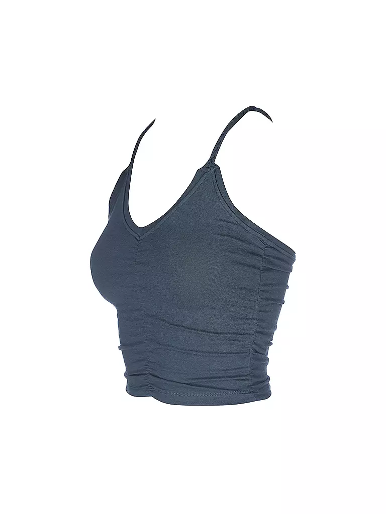 MANDALA | Damen Yoga-Top Cable Yoga Bra | blau