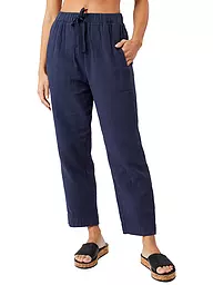 MANDALA | Damen Yogahose Mousselin | Dunkelblau