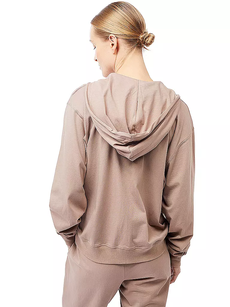 MANDALA | Damen Yogajacke Hoodie | braun