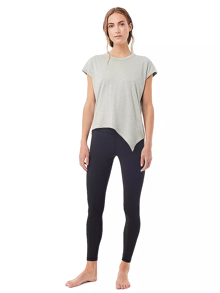 MANDALA | Damen Yogashirt Asymmetric | hellgrün