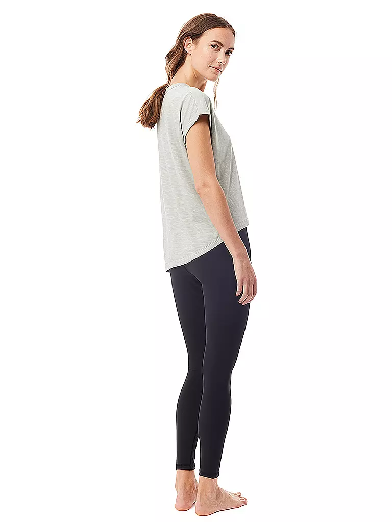 MANDALA | Damen Yogashirt Asymmetric | hellgrün