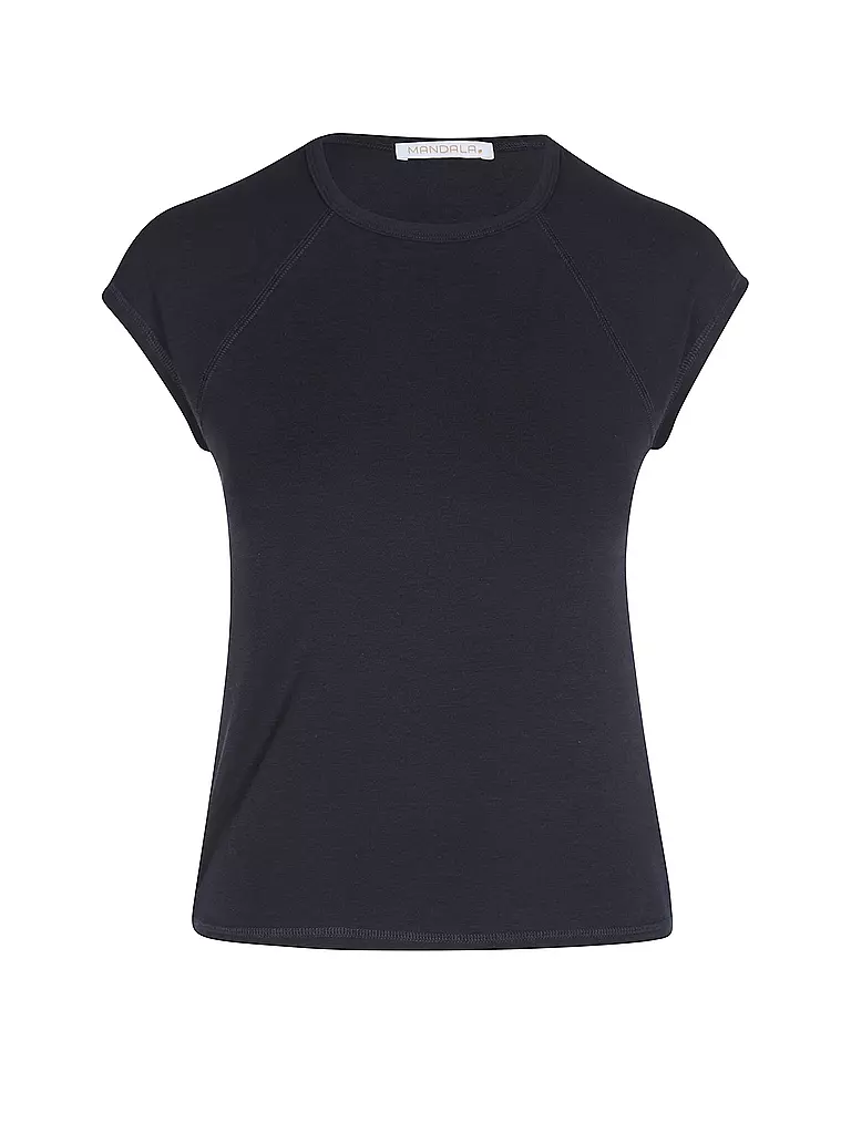 MANDALA | Damen Yogashirt Slim Fit | dunkelblau