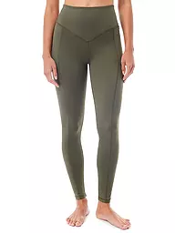 MANDALA | Damen Yogatight V-Style | olive