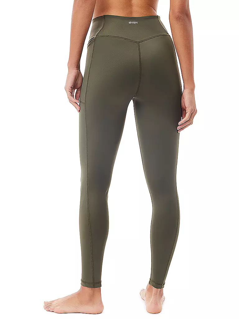 MANDALA | Damen Yogatight V-Style | olive