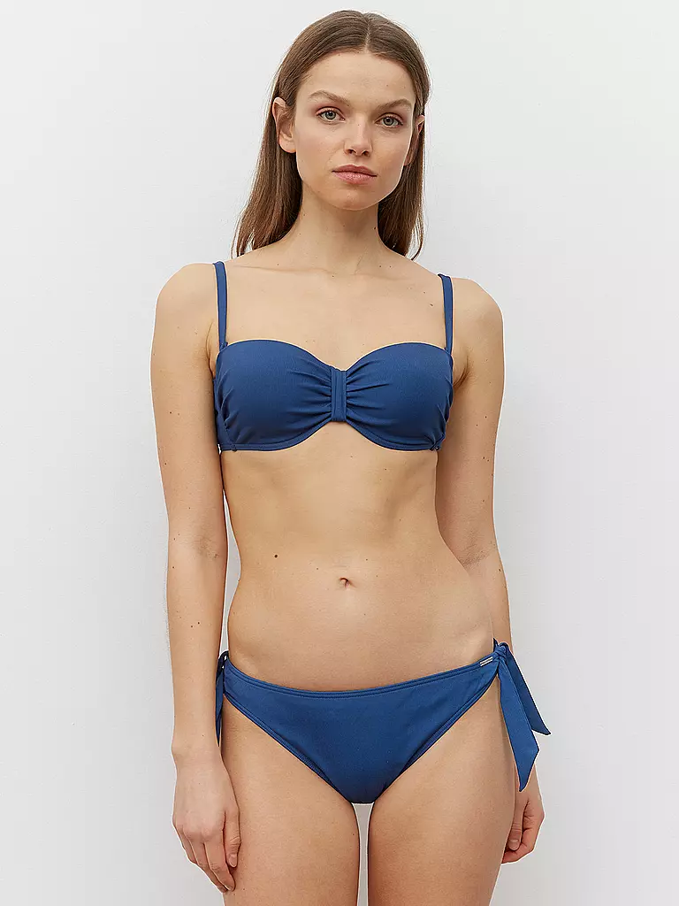 MARC O'POLO | Damen Bikinihose zum Binden | blau