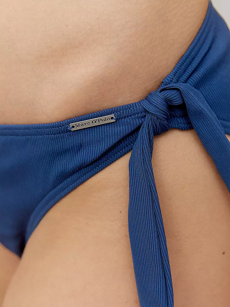 MARC O'POLO | Damen Bikinihose zum Binden | blau